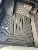 img 1 attached to Custom Fit Black TPE All Weather Floor Mats For 2017-2022 Honda CRV - Waterproof Protection For 1St & 2Nd Row review by Richard Dean