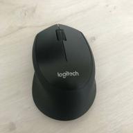 img 2 attached to 🖱️ Logitech M330 Silent Plus Wireless Mouse - Black | USB Nano Receiver | 1000 DPI Optical Tracking | 3 Buttons | 24-Month Battery Life | Compatible with PC/Mac/Laptop/Chromebook | 2.4 GHz review by Hoo Chong ᠌