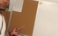 img 1 attached to 📋 48 x 36 Magnetic Dry Erase Board & Cork Board Combo - XBoard, Whiteboard with Aluminum Frame review by Justin Puranik
