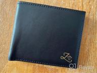 img 1 attached to Get Organized in Style with Zofiny's Genuine Nappa Leather Men's Wallet review by Christopher Cortez