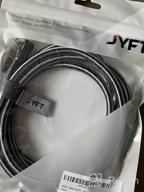 img 1 attached to 6Ft JYFT High Speed HDMI Cable - 4K @ 60Hz, UHD 2016P, 3D 1080P, Supports Apple TV/Xbox/PS3-4/HDTV review by Adam Rossi