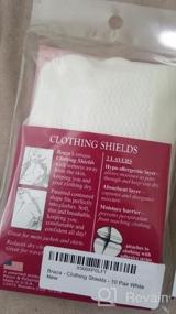 img 4 attached to Undergarment Anti-Perspiration Armpit Pads (5, 10, 15 Or 20 Pair) By Braza Clothing Shields