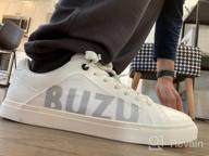 img 1 attached to BUZU Fashion Sneakers – Lightweight and Breathable Men's Shoes review by David Hodgson