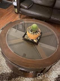 img 5 attached to 2 Pack 8 Inch Terracotta Shallow Succulent Pots - Large Terra Cotta Clay Planters With Drainage Hole For Indoor & Outdoor Use
