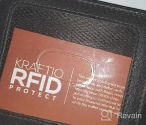 img 5 attached to 👜 Handcrafted Genuine Leather Men's Wallet by Kraftiq - Versatile Accessories