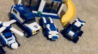 img 1 attached to City Police Station Building Kit With Cop Cars, Police Helicopter, Prison Van, Fun Police Toy For Kids, Best Roleplay Police Department Construction STEM Toy Gift For Boys Aged 6-12 (808 Pieces) review by Clayton Morris