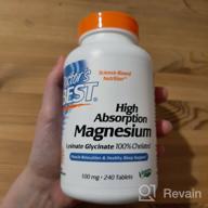 img 1 attached to High Absorption Magnesium tab., 100 mg, 240 pcs. review by Anastazja Gbka ᠌
