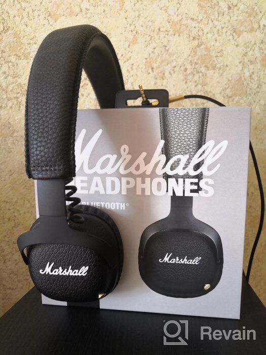 img 2 attached to Wireless Marshall Mid Bluetooth Headphones, Black review by En Xiao ᠌