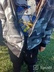 img 7 attached to Coney Island Sherpa-Lined Full-Zip Boys' Sweatshirt for Fashionable Hoodies & Sweatshirts