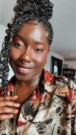 img 1 attached to Get A Bold Look With Dorsanee 8 Packs Of Burgundy Passion Twist Hair For Black Women - Pre-Twisted, Pre-Looped Crochet Braids In 10 Inch Bohemian Style Synthetic Braiding Hair Extension (TBug) review by Emily Wilson