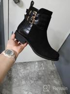 img 1 attached to Women'S Ankle Boots By GLOBALWIN - Low Heel Booties For Women! review by Adam Boudreau