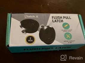 img 6 attached to LATCH.IT RV Flush Latch Lock 2 Pack Black Flush Slam Latch Flush Mount Latch 100% Metal Boat Latch Heavy Duty RV Boat Lid Lock Fits Lock Holes W/ Diameter Of 2” & Door Thickness Up To 0.5”!