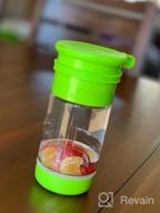 img 1 attached to Munchkin Miracle 360 Fruit Infuser Sippy Cup, 14 Ounce, Green review by Allison Carpenter
