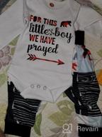 img 1 attached to Adorable HKALL Baby Bear Letter Print Romper Set for Newborns - Perfect for Fall/Winter Outfits! review by Dean Gomatham
