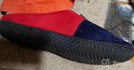 img 1 attached to Men'S Memory Foam Slipper With Baseball Stitch Design By RockDove review by Robert Weeks