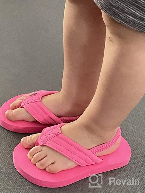 img 1 attached to 🌈 Colorful Neoprene Toddler Boys' Shoes and Sandals by Rainbow Sandals Grombows review by Juan Grayson