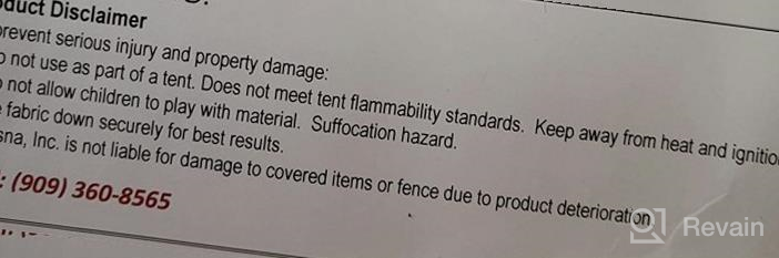 img 1 attached to 🌲 Premium 8 FT X 16 FT Heavy Duty Black Knitted Mesh Tarp: Versatile 60-70% Shade Solution for Shade, Green House, Garden, Canopy, Pools, Dump Truck by Windscreensupplyco review by Jonny Dogruyol