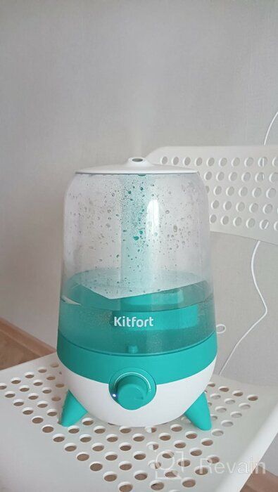 img 1 attached to Kitfort KT-2828-3 Aromatization Air Humidifier, Turquoise White review by Gabriela Antoniak ᠌