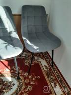 img 1 attached to 🪑 Flex STOOL GROUP Chair, metal/velor, metal, blue/black color review by Dagmara Domaska ᠌