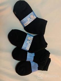 img 4 attached to Прочные и уютные: Falari 12 или 24 пары хлопчатобумажных носков для девочек-малышек.