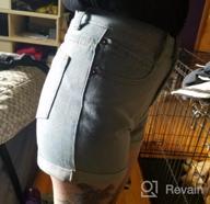 img 1 attached to Vintage High Waist Denim Shorts For Women With Frayed Ripped Raw Hem - Weigou Jean Shorts review by Antonio Lemm