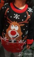 img 1 attached to Get Festive with Hybrid Apparel Christmas Sweater Skeleton Boys' Clothing and Sweaters review by Joe Roberts