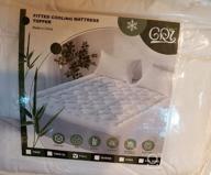 img 1 attached to Stay Cool And Comfortable With GRT Bamboo Full Size Mattress Pad Cover - Thick, Quilted, And Breathable review by Steven Asthana