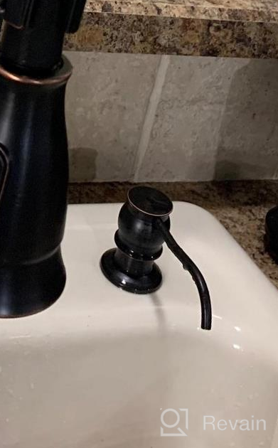 img 1 attached to Upgrade Your Kitchen With GICASA'S Sleek Built-In Soap Dispenser In Brushed Nickel Brass Finish review by Jake Solorzano
