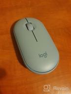 img 1 attached to Wireless compact mouse Logitech Pebble M350, light pink review by Anastazja Olejnik ᠌