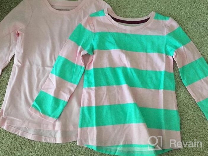 img 1 attached to Optimal Comfort and Versatility: Amazon Essentials 3-Pack Sleeve Cotton Girls' Clothing review by Jenny Washington