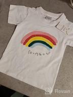 img 1 attached to Vibrant Rainbow T-Shirt for Little Girls - Perfect for Summer Fun! review by Jimmy Breaux