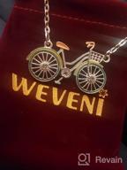 img 1 attached to Exquisite WEVENI Enamel Alloy Bicycle Necklace: Unique Bike Pendant Chain Jewelry for Women, Girls & Ladies - Perfect Gift Idea! review by Kevin Phillips