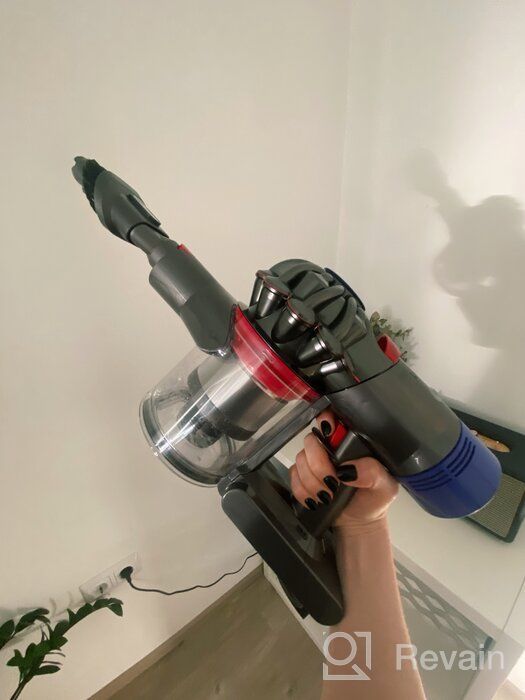img 2 attached to 🧹 Renewed Dyson V8 Animal+ Cord-Free Vacuum in Iron/Sprayed Nickel/Purple for Effective Cleaning review by Hiral Kumar ᠌