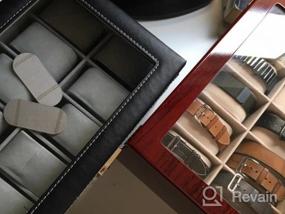 img 7 attached to Organize Your Watch Collection With A 20-Slot Cherry Wood Watch Box