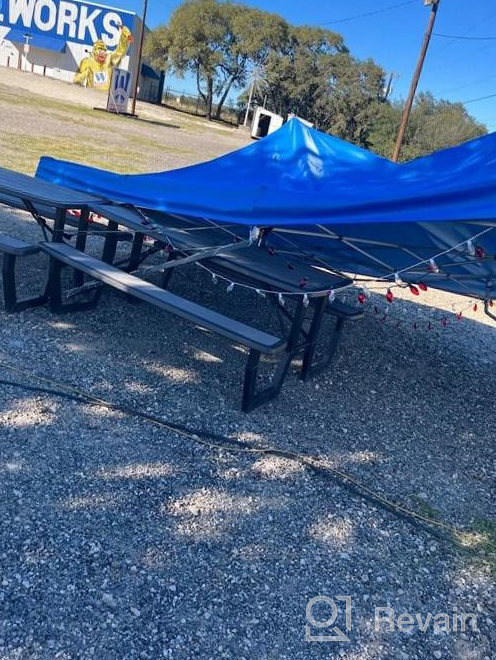 img 1 attached to Wonlink 10X20 Ft Instant Pop Up Canopy, Folding Heavy Duty Height Adjustable Shelter Gazebos With Wheeled Bag review by Kurt Virden