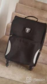 img 5 attached to 21-дюймовый дорожный чемодан NFL с ручной кладью