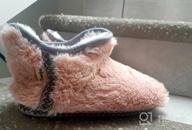 img 1 attached to Cozy up with Dearfoams Unisex-Child Charlotte Faux Fur Bootie Slippers! review by Christopher Holker