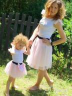 img 1 attached to Matching Mom And Daughter Outfit: T-Shirt And Tutu Skirt Set For Family review by James Daniels