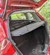 img 1 attached to Upgrade Your Honda FIT: High-Quality Non-Retractable Black Cargo Cover Shield [2015-2019] review by Antonio Bly