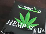 img 1 attached to GreenIVe Handcrafted Hemp Bar Soap, Small Handmade Batches, Moisturize And Cleanse (Single Pack) review by Devin Perry