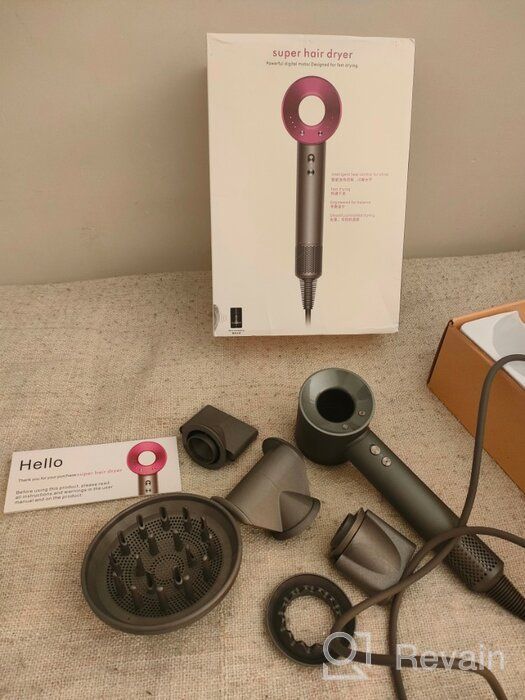 img 1 attached to 💨 iHair-1600 Super Hair Dryer: Professional 1600W Dryer with 3 Modes, 5 Magnetic Nozzles, Air Ionization - Gray review by Dorota Czekaj ᠌