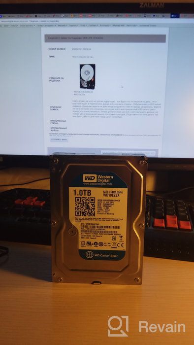 img 1 attached to WD Blue Desktop 1TB Hard Drive - 3.5 inch, 5400~7200RPM, SATA3 (6.0GB/s), 64MB 💾 Cache, Ideal for PC, Mac, CCTV, NAS, DVR, Raid and SATA Applications, 1 Year Warranty review by Velizar Yanev ᠌