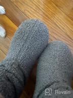 img 1 attached to Women'S Plush Fleece Bootie Slippers With Memory Foam, Warm Curly Fur House Shoes review by Carlos Henley