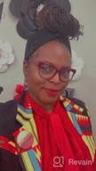 img 1 attached to SHENBOLEN Women African Print Coat Kente Top review by Matt Buchanan