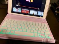 img 1 attached to Upgrade Your IPad Experience With A Stylish And Versatile Keyboard Case - Hamile IPad Keyboard Case 10.2" With Pencil Holder And Backlit Keyboard In 7 Colors review by Colin Zilinskas