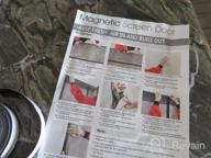 img 1 attached to Upgrade Your Home With A Hands-Free, Pet-Friendly Magnetic Screen Door: Innotree'S Heavy Duty Mesh Curtain Fits Doors Up To 38"X82 review by Tom Podolski
