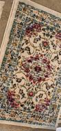img 1 attached to Add Elegance To Your Space With A Pink Traditional Persian Rug - 5' X 7' From Rugshop review by Shane Wallace