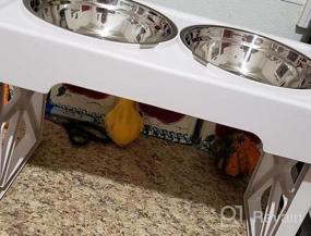 img 7 attached to Adjustable Elevated Dog Bowl Stand With Slow Feeder – Perfect For Dogs Of Any Size