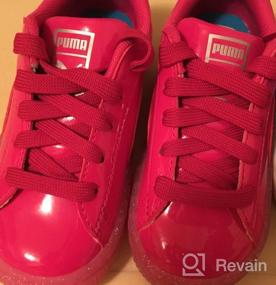 img 5 attached to 👟 Sparkle with Style: PUMA Basket Glitter Running Beetroot Girls' Shoes