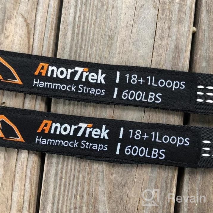img 1 attached to Lightweight Camping Hammock - Double Or Single Parachute Hammock With Tree Straps For Hiking, Backpacking And Outdoor Adventures By AnorTrek review by Chris Wagner